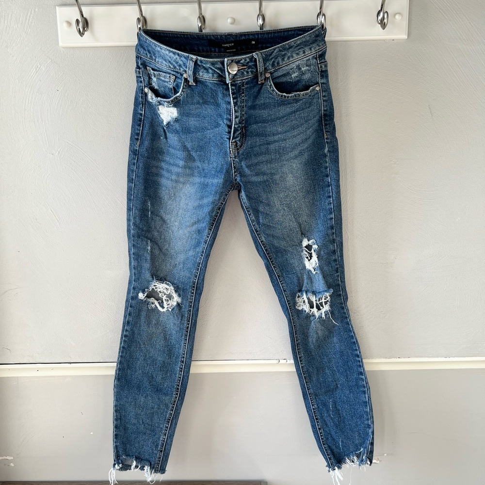 Size 28 Harper distressed jeans